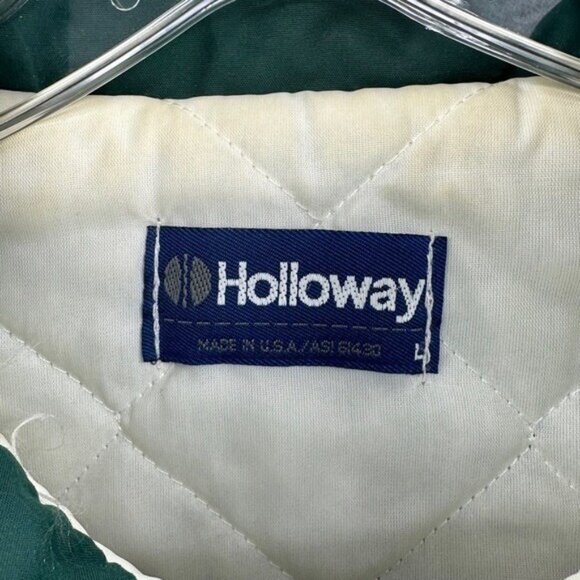 Holloway Womens L Vintage High School Soccer Jacket Warm Up Windbreaker 1995 90s - Picture 7 of 11